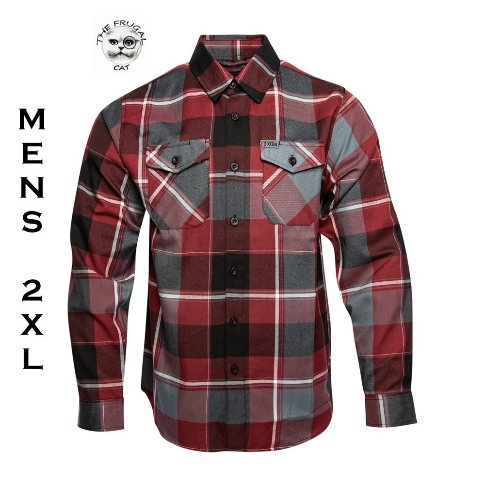 DIXXON FLANNEL - BRICK CITY Flannel Shirt - Men's 2XL